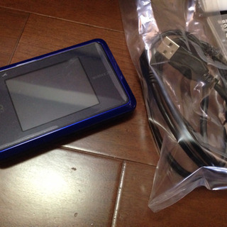 【近々処分最終値下】外箱説明書付☆WiMAX 2+Speed Wi-Fi NEXT WX03ブルーの画像