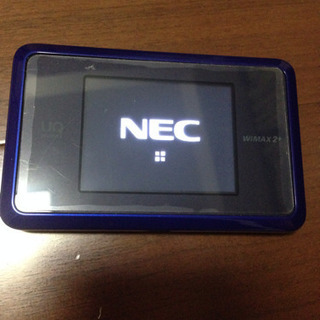 【近々処分最終値下】外箱説明書付☆WiMAX 2+Speed Wi-Fi NEXT WX03ブルーの画像
