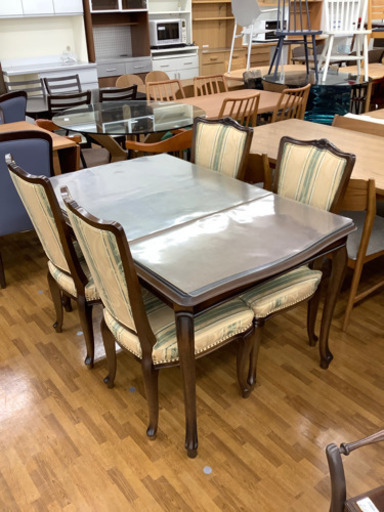 ダイニング５点セット　マル二木工