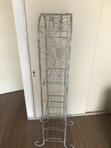スチール花台　座椅子