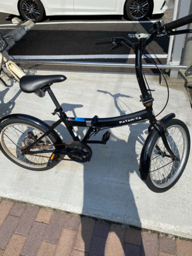折りたたみ自電車　軽整備済み