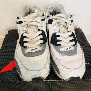 【訳あり激安】NIKE AIRMAX 27.0センチ ホワイト　グレー