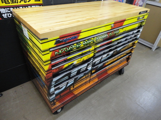 【引取or近隣配送限定】【博多店】近隣配送(有料)要相談　スナップオン Snap-on KRA2411 PNZ ロールキャブ　天板オプション付き