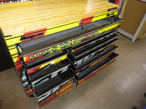 【引取or近隣配送限定】【博多店】近隣配送(有料)要相談　スナップオン Snap-on KRA2411 PNZ ロールキャブ　天板オプション付き