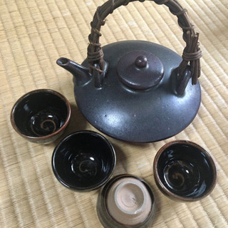 薩摩焼 黒千代香 お猪口 セット