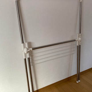 折り畳み 室内洗濯物干しの画像