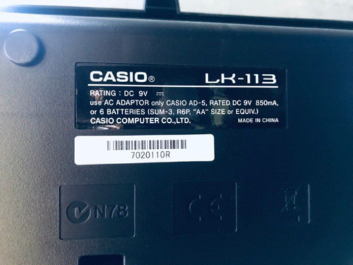 ①676番 CASIO✨ピアノ✨LK-113‼️