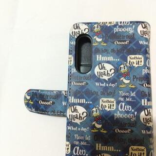 ドナルドダック ベルト付き スマホ手帳型ケースの画像
