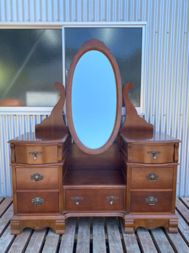アンティーク　イタリア製　鏡台