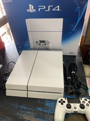 中古 ps4 プレイステーション4 プレステ4 cuh-1200 ホワイト 2020/08/16