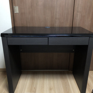 島忠ホームズ　デスク 90×45  ブラック