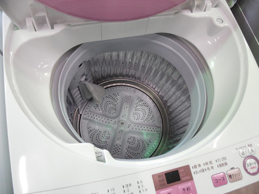 洗濯機 6.0Kg 2017年製 シャープ ES-GE6A 全自動 SHARP 風乾燥 ペイペイ対応 札幌市東区 新道東店