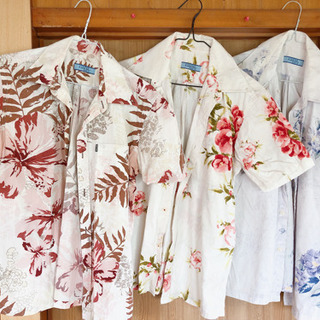 かりゆしウェア７枚　男性用Ｌサイズ　ほぼMAJUN