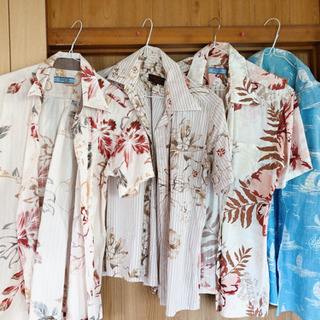 かりゆしウェア７枚　男性用Ｌサイズ　ほぼMAJUNの画像