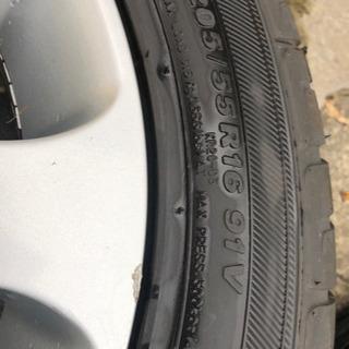 夏タイヤ　ホイル付　マツダ純正　4本セット　205/55R16の画像