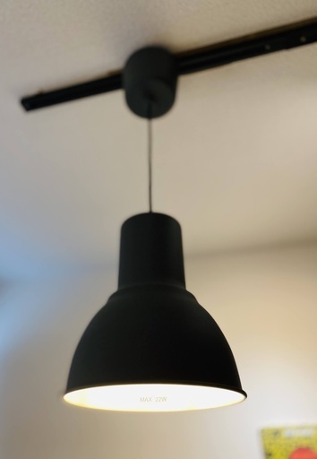 【3組セット】IKEA HEKTAR ヘクタル ペンダントランプ, ダークグレー, 22 cm（電球込）