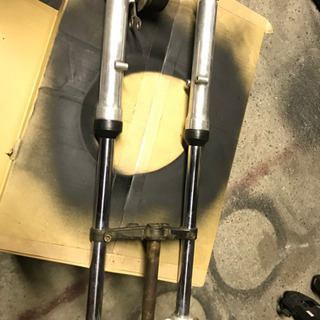 jazz50 フロントフォーク　モンキー　エイプ　カスタム　直接引き取り限定の画像