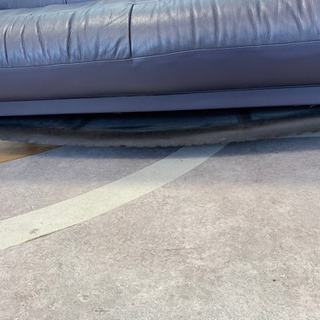 黒のレザーソファ【2,000円】の画像