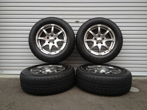 MKW MK-26  215/65R16  GEOLANDAR A/T-S G-012 ヨコハマ  4本セット 2015年製 114.3 7.0J 5穴 オフセット35 アルファード