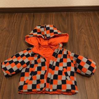 値下げ！美品 70cm GAPリバーシブルアウターの画像