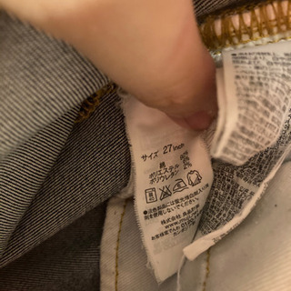 無印良品＊27インチ(68.5センチ)レディースデニムの画像