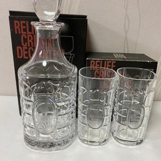 ★未使用品★SUNTORYウイスキーグラス&デキャンターセットの画像