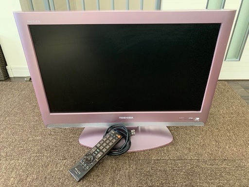 ★引渡し者決定★TOSHIBA 東芝 REGZA 22インチ テレビ　ピンク
