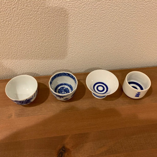 酒器セット お猪口色々可愛い ピッチャーは越前焼
