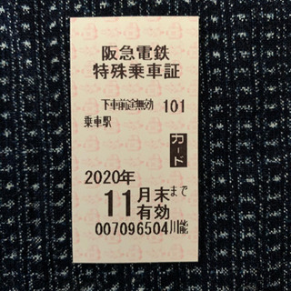 阪急株主優待券