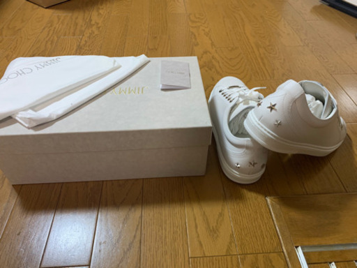 JIMMY CHOO ジミーチュウ スニーカー 白 27.5cm 新品未使用