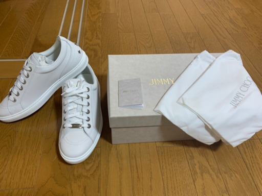 JIMMY CHOO ジミーチュウ スニーカー 白 27.5cm 新品未使用