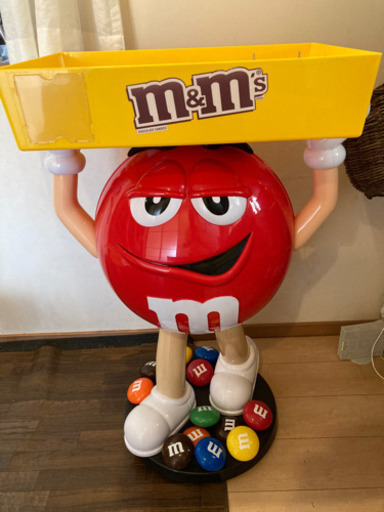 ★非売品　希少　m&m's　エムアンドエムズ　店頭ディスプレイ レッド★