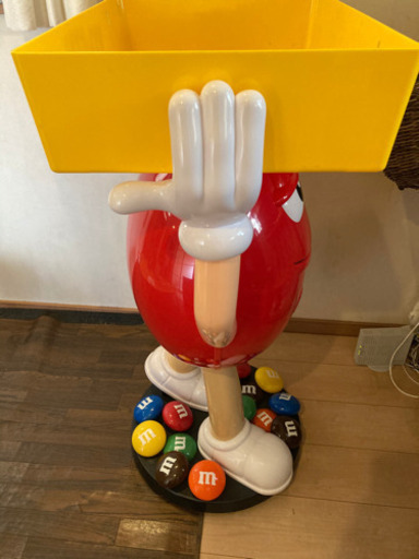 ★非売品　希少　m&m's　エムアンドエムズ　店頭ディスプレイ レッド★