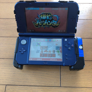 お値下げ‼️ブルーの3DSといくつのソフト、付属品の全ての画像