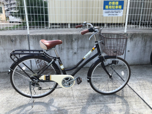 アサヒ 24インチ 6段変速 自転車 シティサイクル