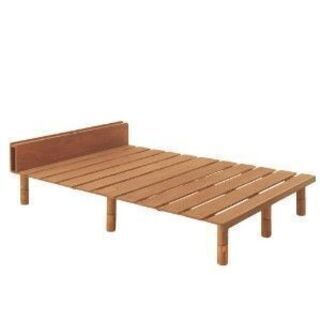 すのこダブルベッド差し上げます（受取日時限定あります）の画像