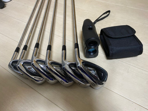 飛び系のアイアンで．構えやすいですなぁ（距離計が無くなりましたので、値下げします。)