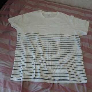 未使用 UNIQLOメンズTシャツ ボーダー 3ＸＬ