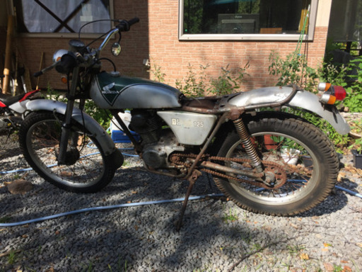 ホンダTL125バイアルス 書付きレストアベース