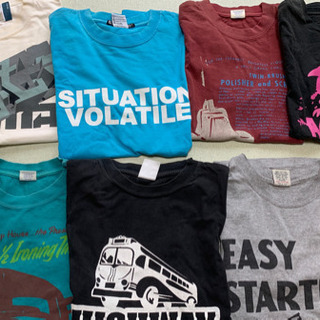 【引き渡し者様決まりました】メンズ　半袖Tシャツ・ズボン　10点まとめ売りの画像