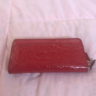 Coach アウトレット エナメル レッドの画像