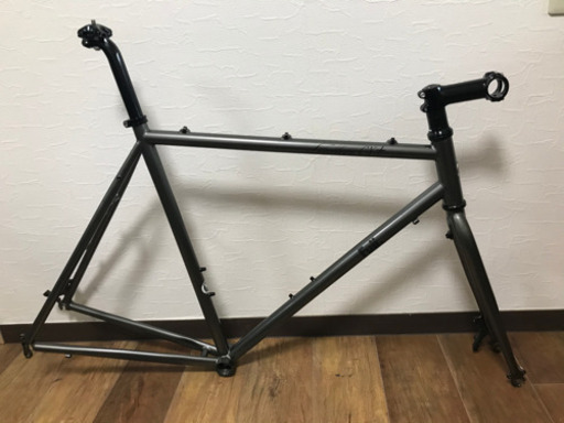 美品 FUJI フジ フェザー FEATHER CX+ ディスクブレーキ用クロモリフレームセット 大きめ