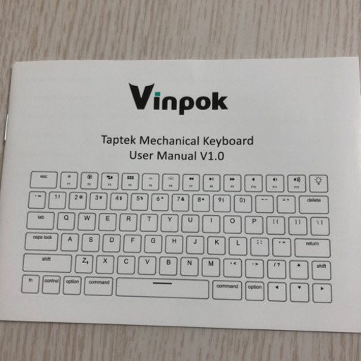 Vinpok Taptec青軸メカニカルキーボード