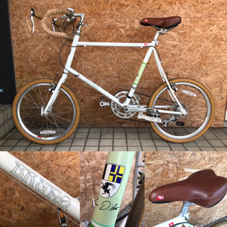 美品★BRUNO★Minivelo 20 Road Drop白 美品☆BRUNO☆Minivelo 20 Road Drop白 美品☆BRUNO☆Minivelo