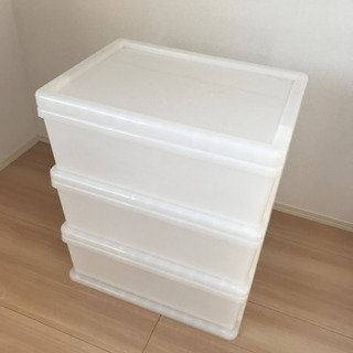 ニトリ　タンス　3段　美品　取引者決まってますの画像