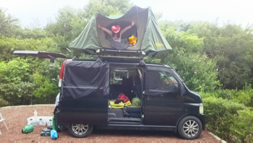 車のルーフトップテント Altair130 2名用 軽量