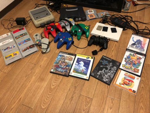 ゲームセット　64 スーパーファミコン　プレステ2
