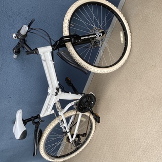 DOPPELGANGER 26インチ　折り畳み自転車　白　