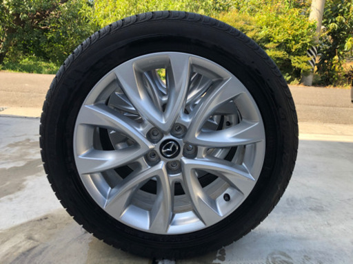 バリ山MAZDA CX-5純正タホイール?225/55/19R?DUNLOPタイヤでございます。