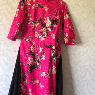 ベトナム　アオザイ　áo dài 海外　洋服